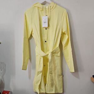 Yellow Women's Hooded Jacket